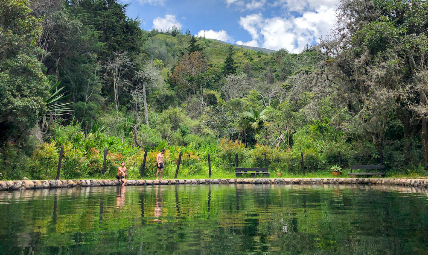 Piscina natural en Villa de Leyva